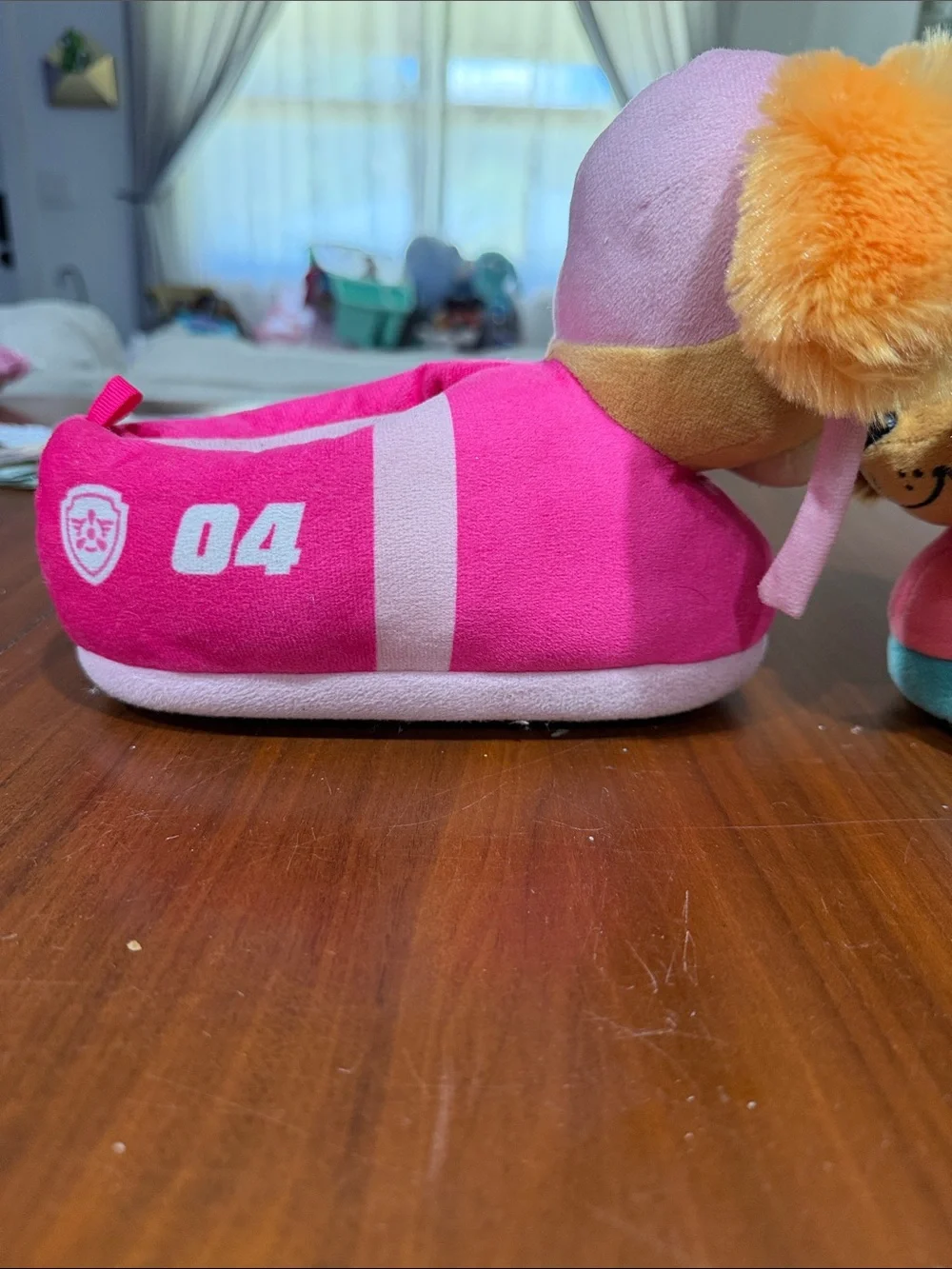 Paw Patrol Skye and Liberty Plush Kids Slippers